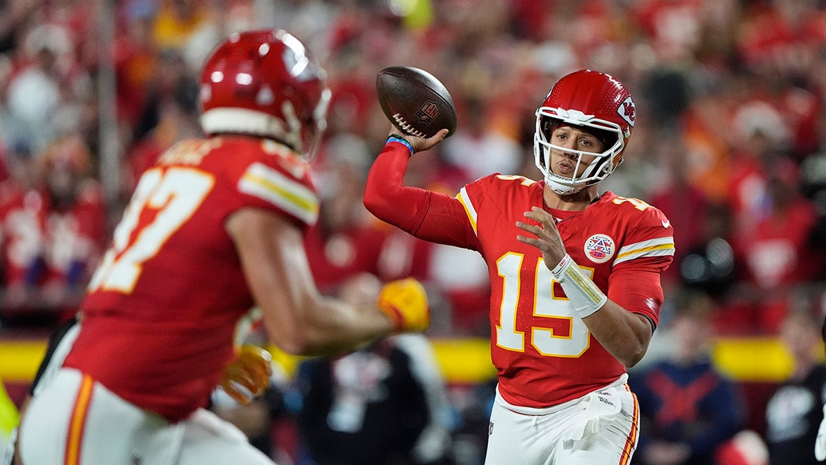 Patrick Mahomes y Travis Kelce