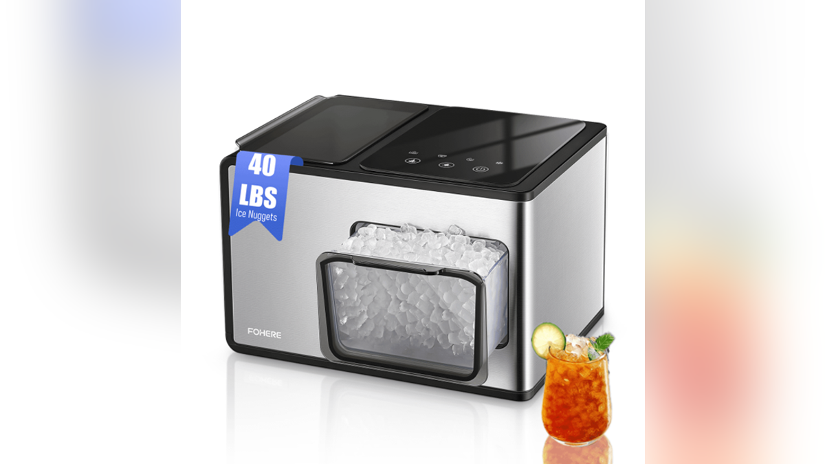 Get all the ice you possibly need with a countertop ice maker.