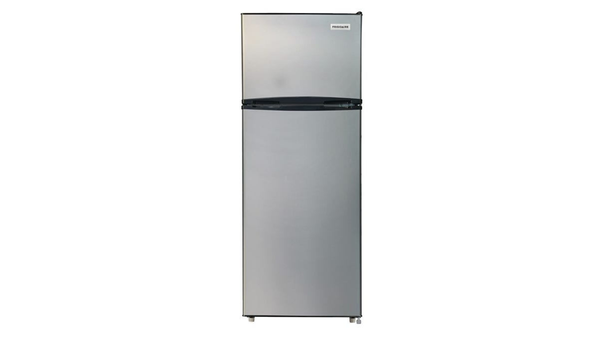 This fridge is affordable and compact, ideal for small spaces. 