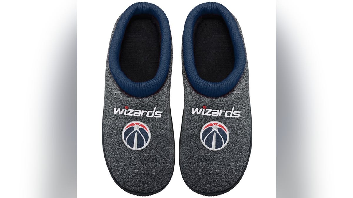 Slip on a pair of comfy slippers with your team's logo. 