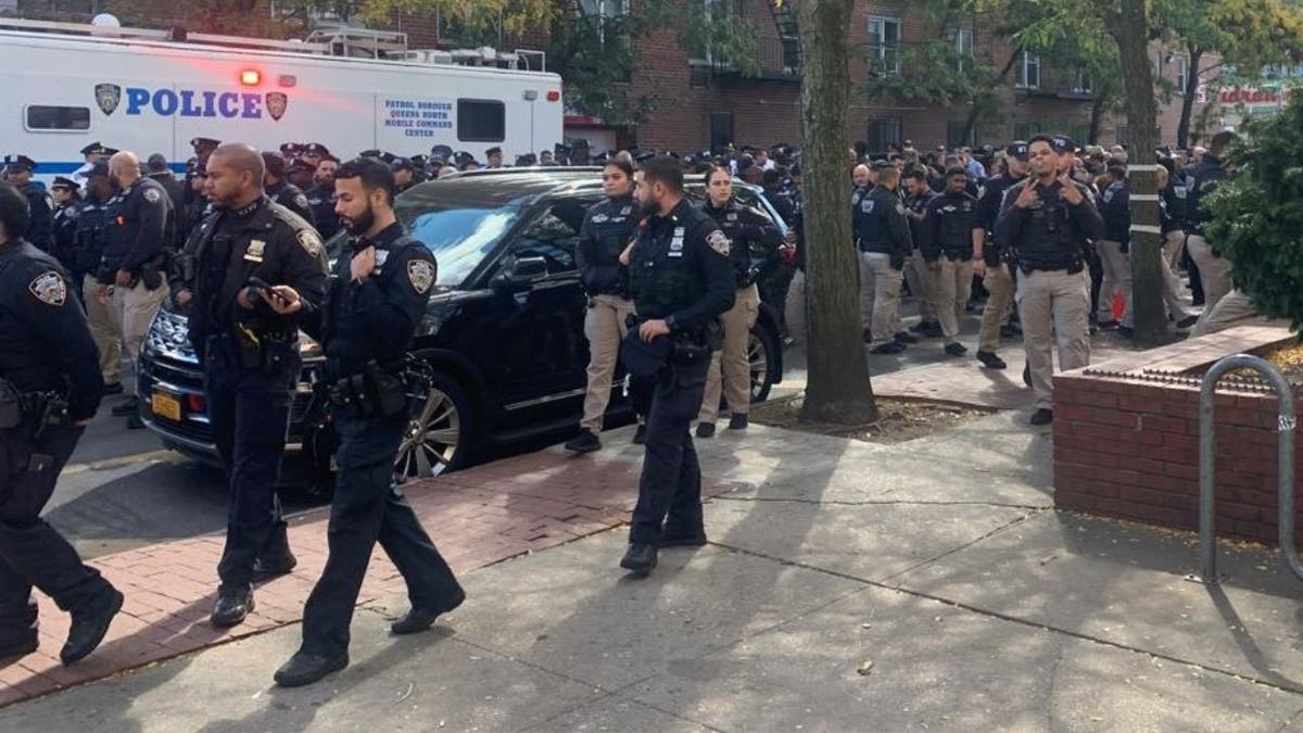 Policía desplegada el martes