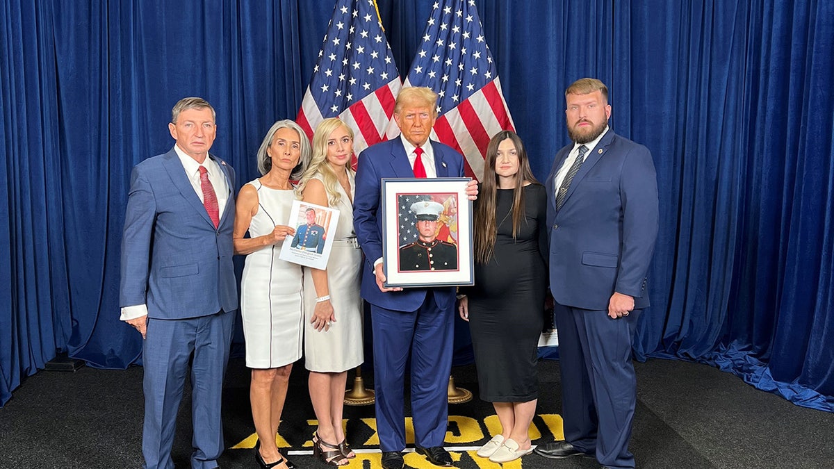 Nicholas Douglas Quets family with Trump