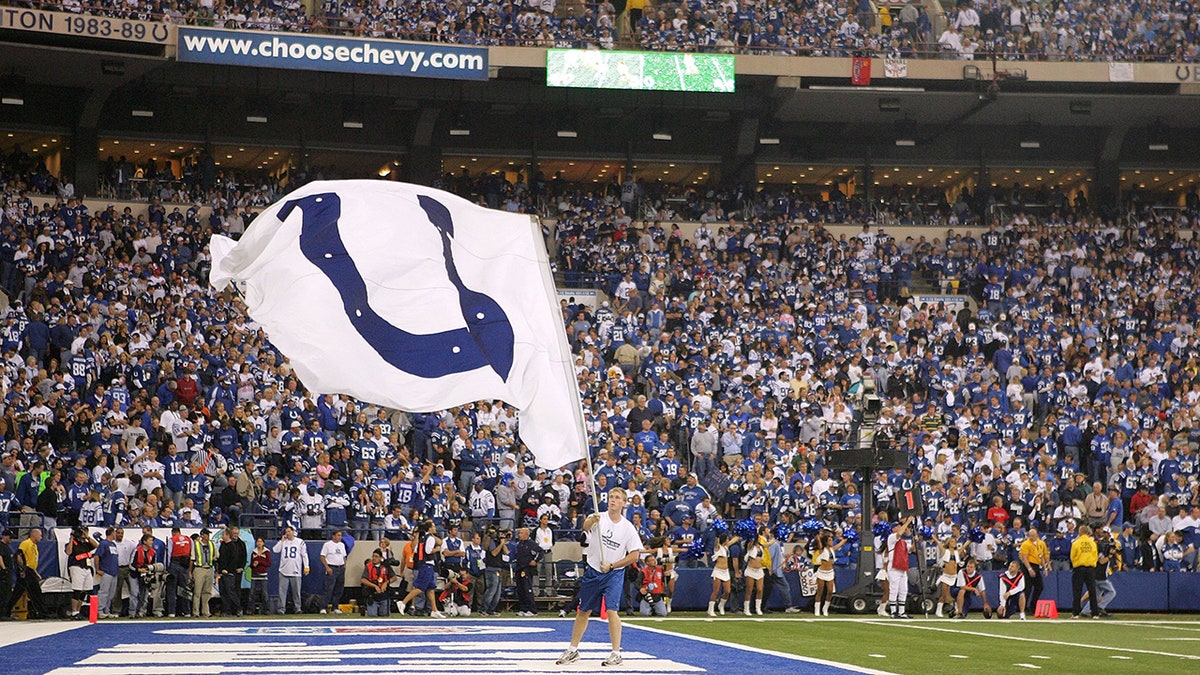 An Indianapolis Colts emblem  