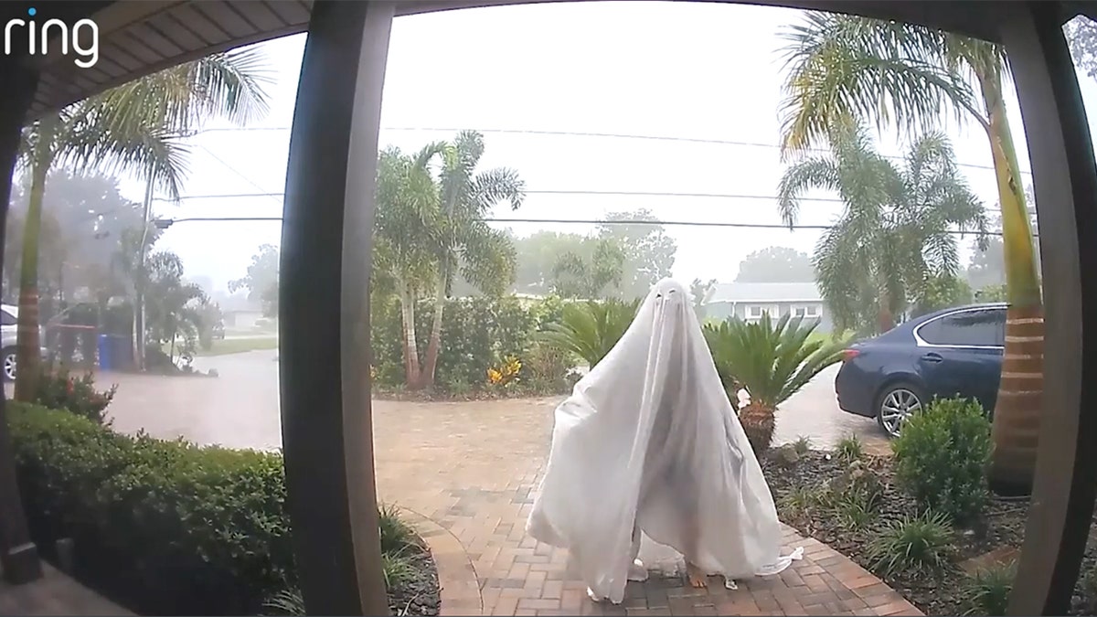 "Ghost" caught connected  Tampa Ring camera