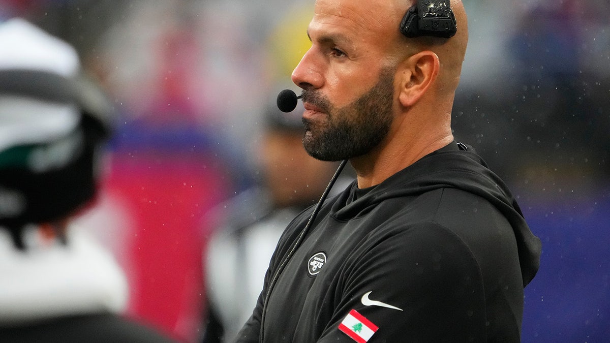 Robert Saleh Wearing Lebanese Flag On Sweatshirt In London Game Played ...