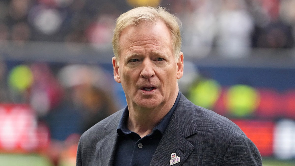 Roger Goodell observa