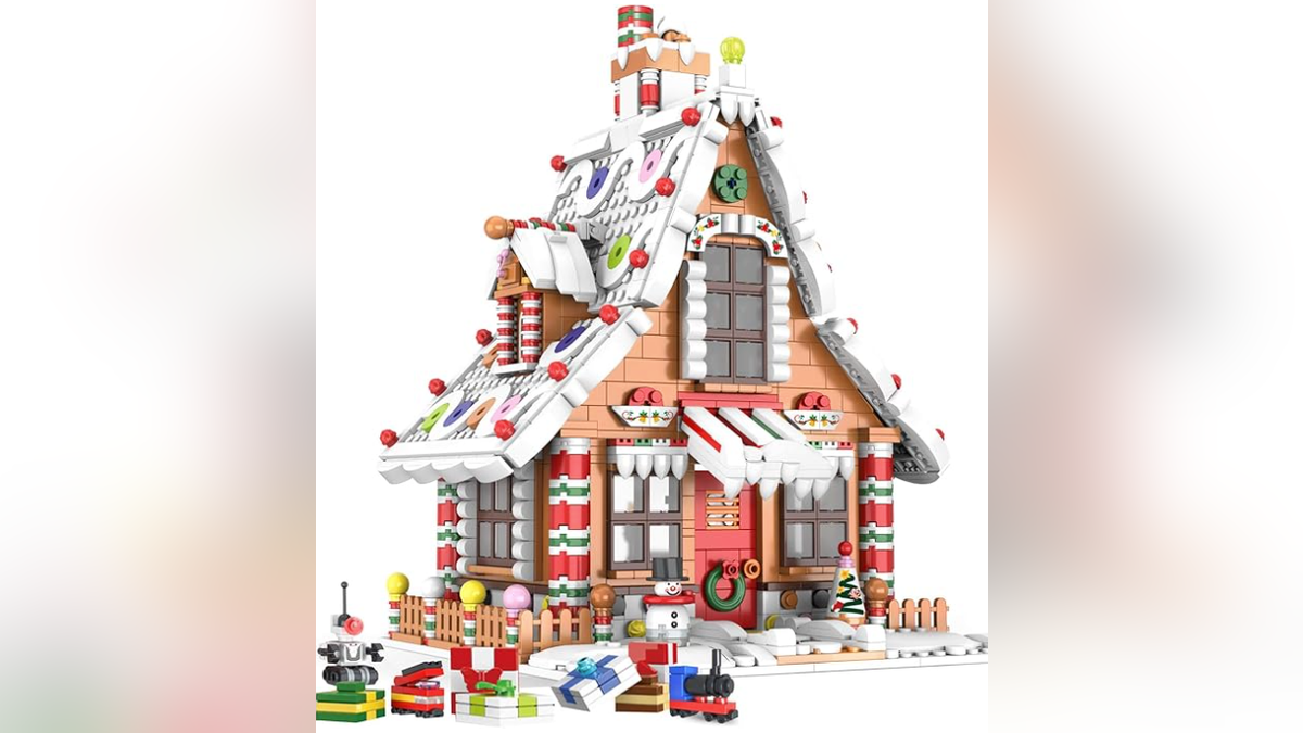 Create a gingerbread location   without the sticky mess. 