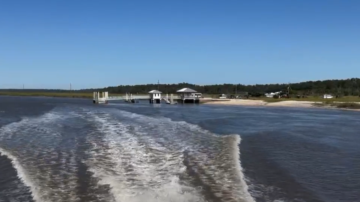 Muelle de la isla de Sapelo