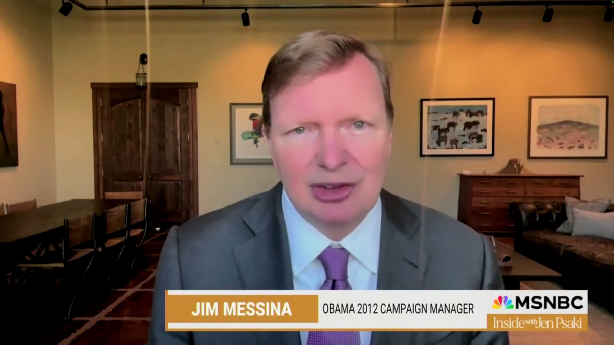 Jim Messina, Obama's 2012 campaign manager, on MSNBC on Sunday.