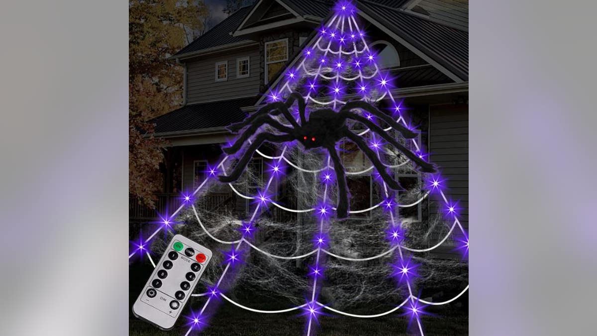 Grab a remote-controlled light-up web from Amazon.