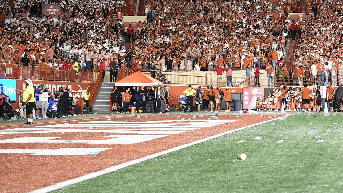 Debris on Texas Field