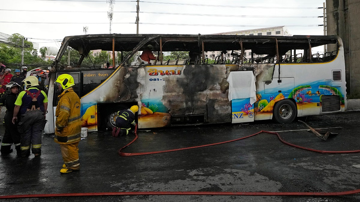 burned bus