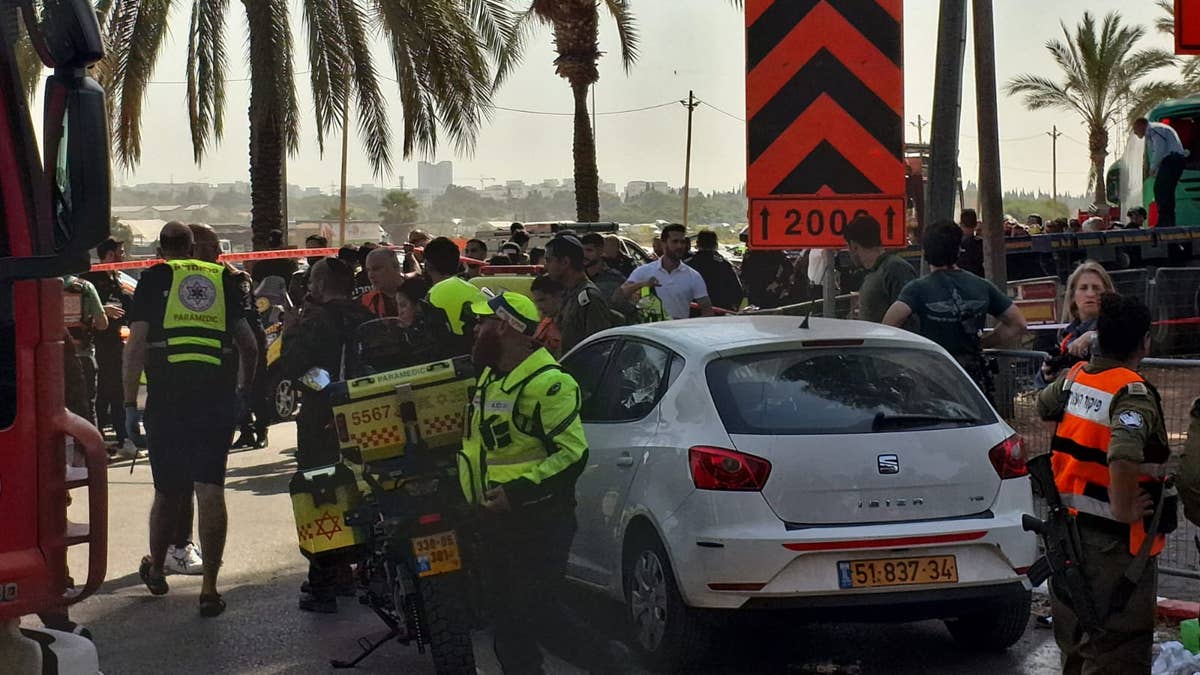 Israeli authorities effect   to motortruck  ramming