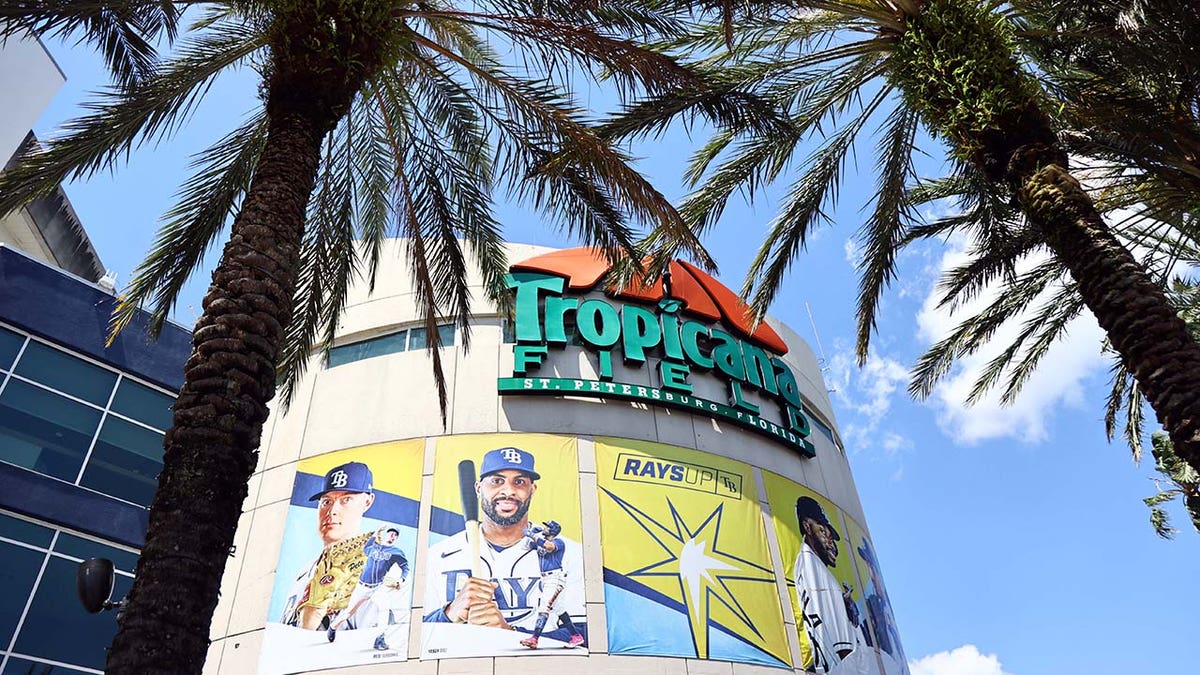 Exterior view of Tropicana field