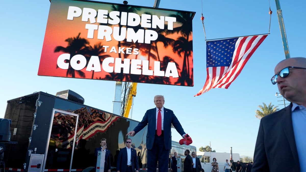 Man arrested outside Trump Coachella rally sues California sheriff over claims he was potential assassin  at george magazine