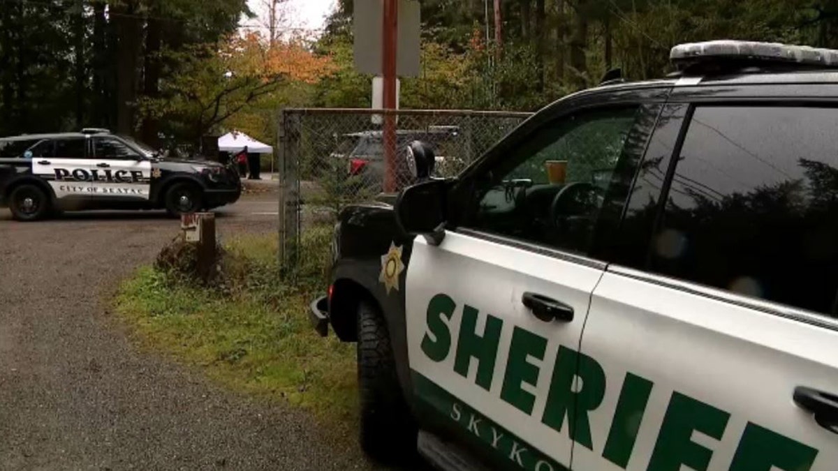 sheriff vehicles a scene