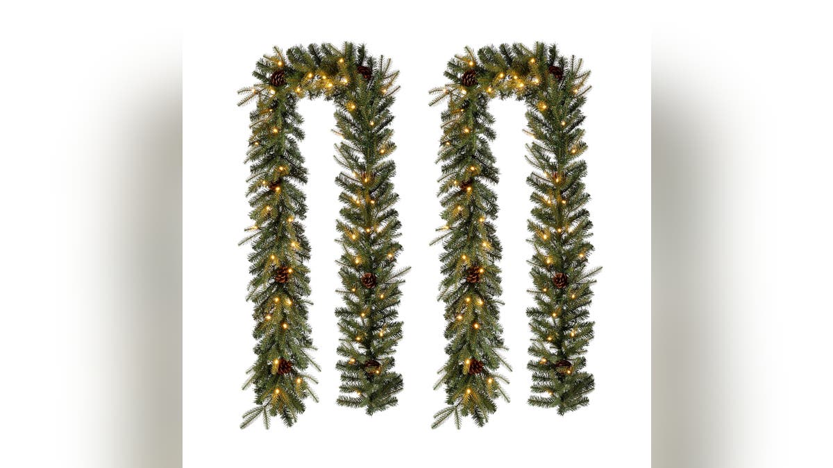 Get 2  garlands to screen  your decorating needs.