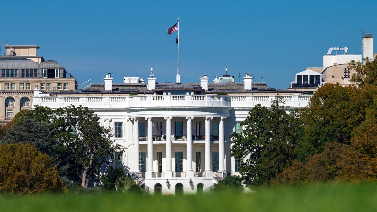 Exterior view of the White House