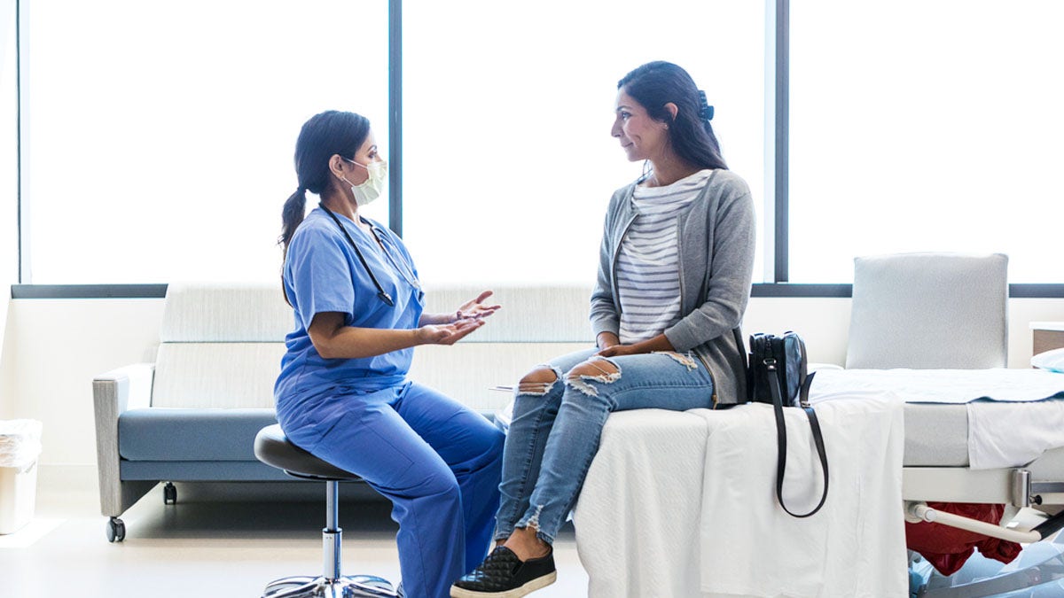 Mujer en urgencias