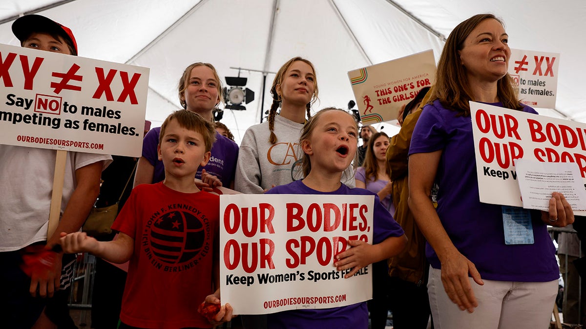 Protesta deportiva femenina