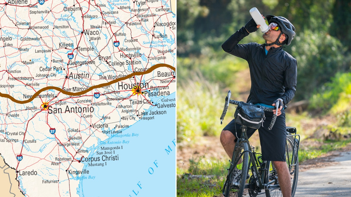 Texas antheral   invents 1.5K-mile escapade  trail