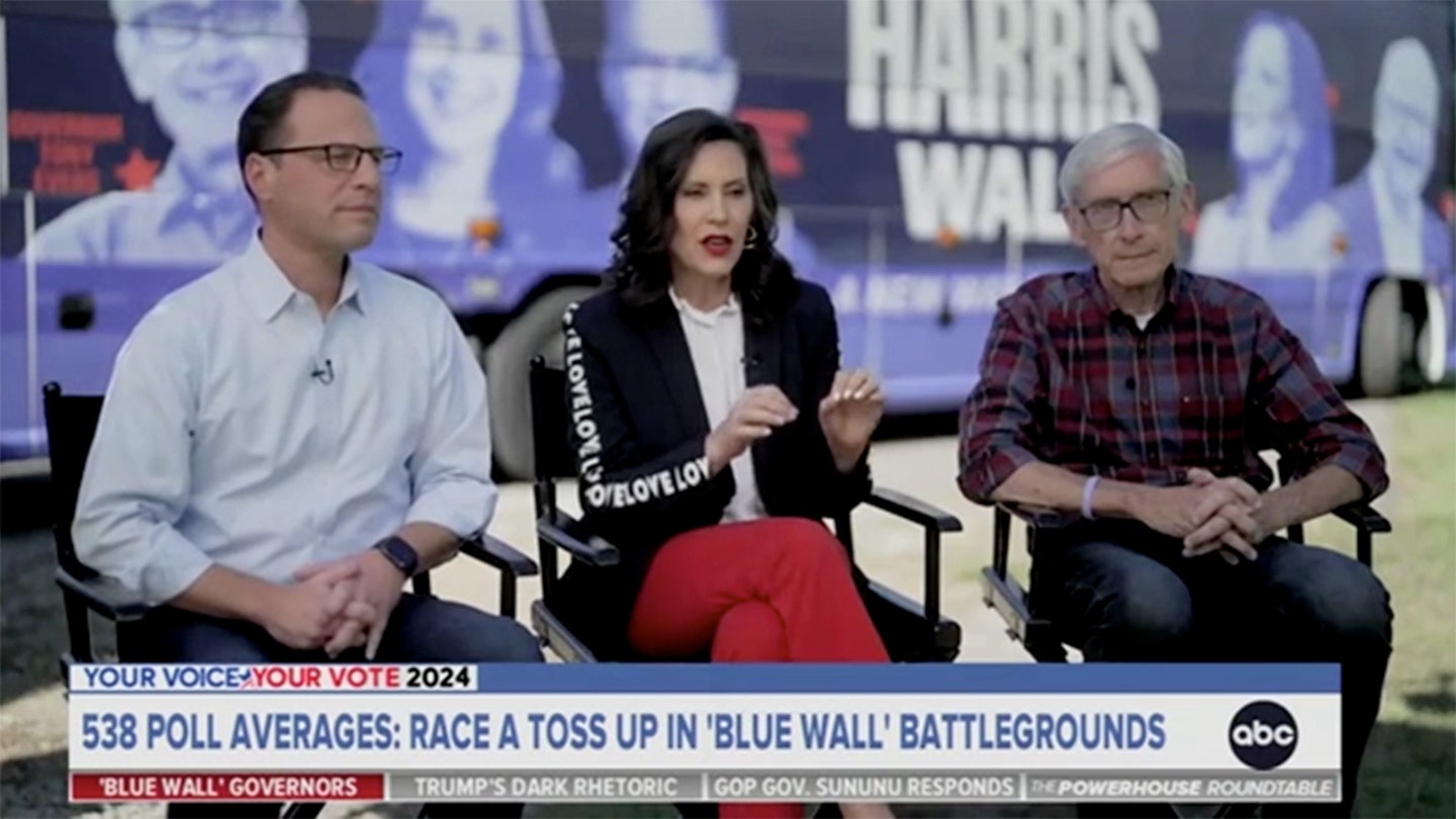 ABC Host Grills Democratic Governors on Razor-Thin Margins in Blue Wall States