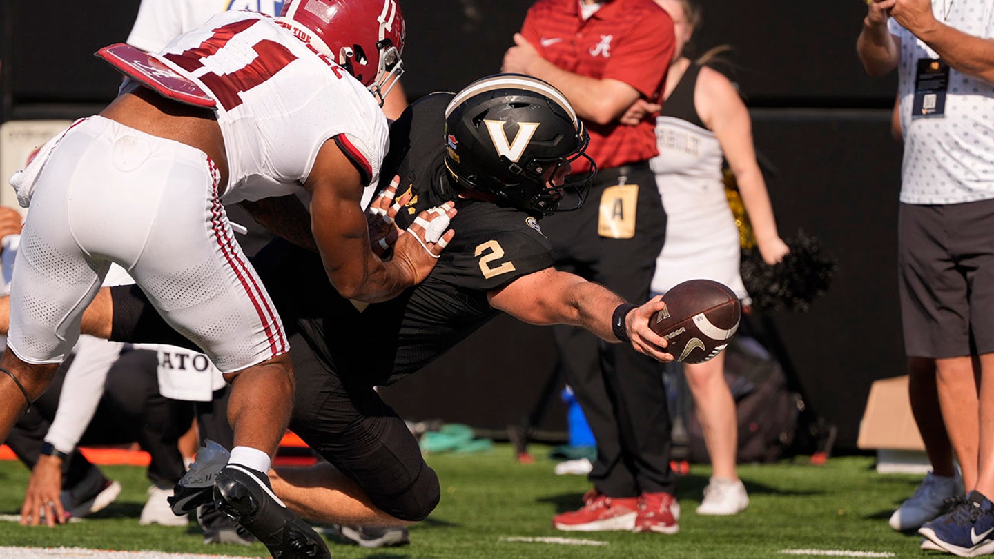 Vanderbilt QB Pavia Sets Sights on National Championship After Historic Alabama Upset