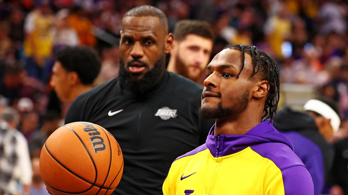 LeBron and Bronny Make History as First Father-Son Duo in the NBA