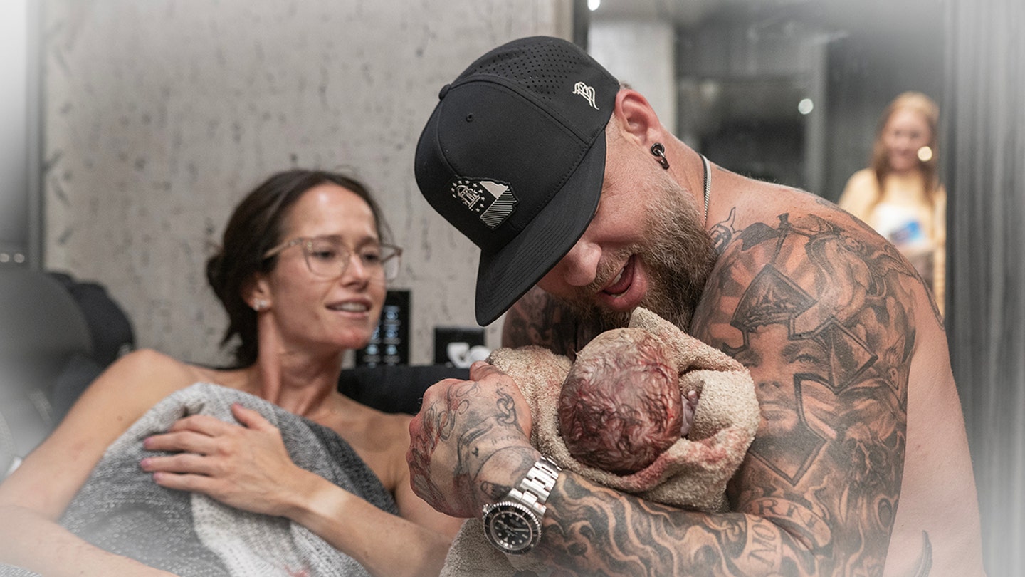 Country Star Brantley Gilbert Celebrates the Birth of His Third Child