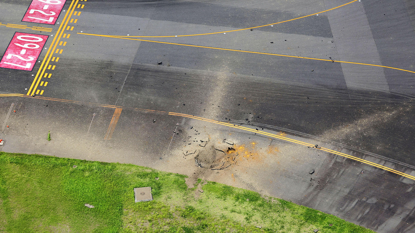 WWII-Era Bomb Explosion at Japanese Airport Craters Taxiway, Forces Flight Cancellations