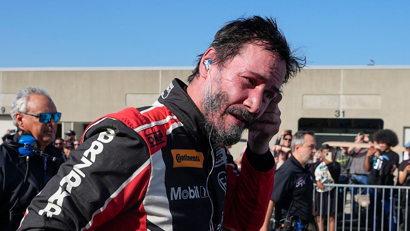 Keanu Reeves Makes High-Octane Debut, Survives Spinout at Indianapolis Motor Speedway