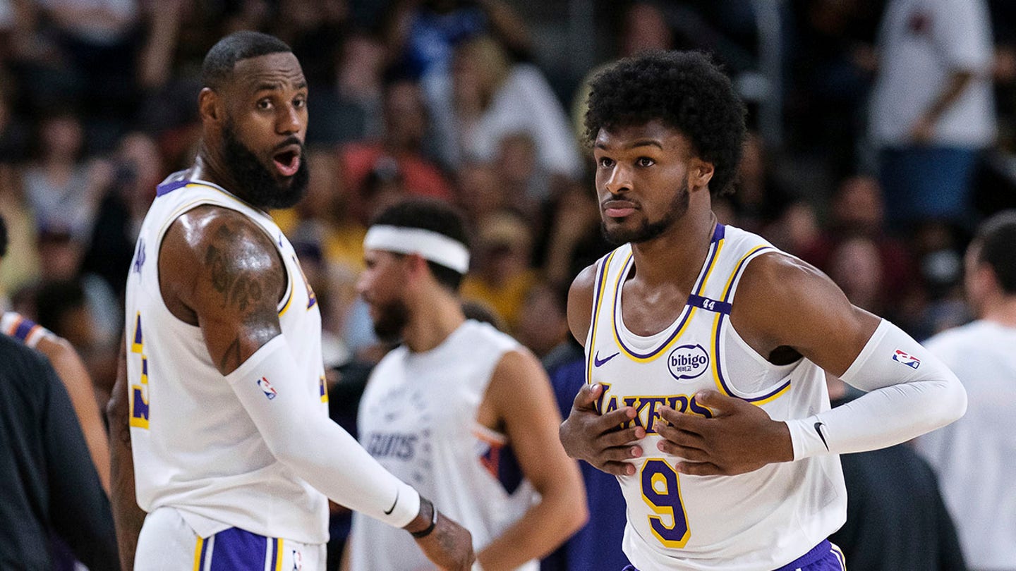 LeBron James and Bronny James: The First Father-Son Duo to Adorn an NBA Court