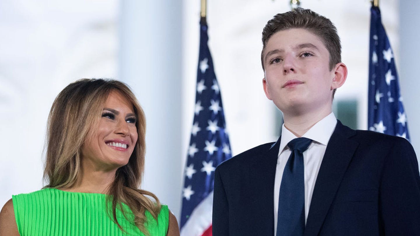 melania and barron