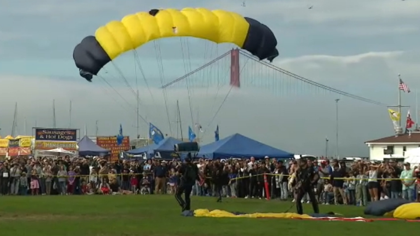 Navy Parachutist Crash-Lands into Crowd During Fleet Week Performance