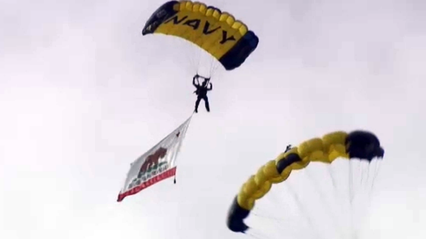 Navy Parachutist Crash-Lands into Crowd During Fleet Week Performance