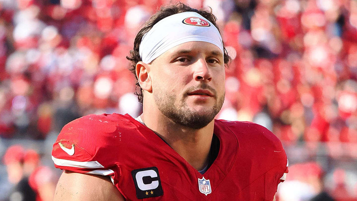 NFL Fines Nick Bosa for Wearing MAGA Hat On Field