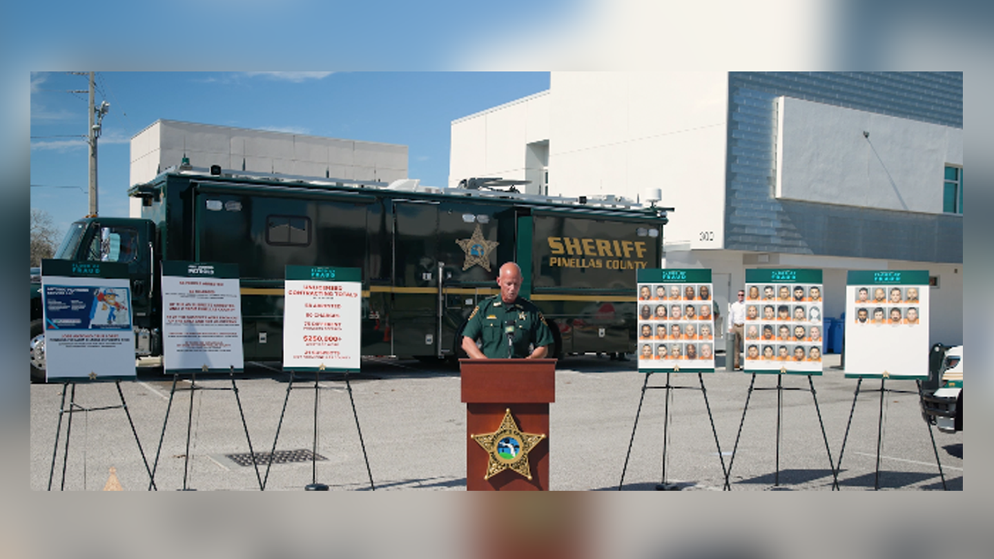 Pinellas County Sheriff's Office Arrests Over 100 Suspects for Crimes Against Hurricane Victims, Including 41 Illegal Immigrants