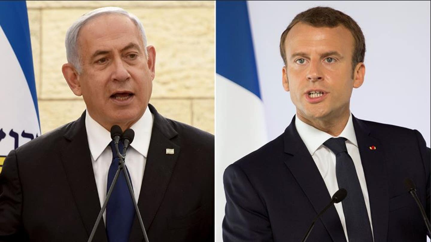 Netanyahu Condemns Macron's Call for Arms Embargo on Israel