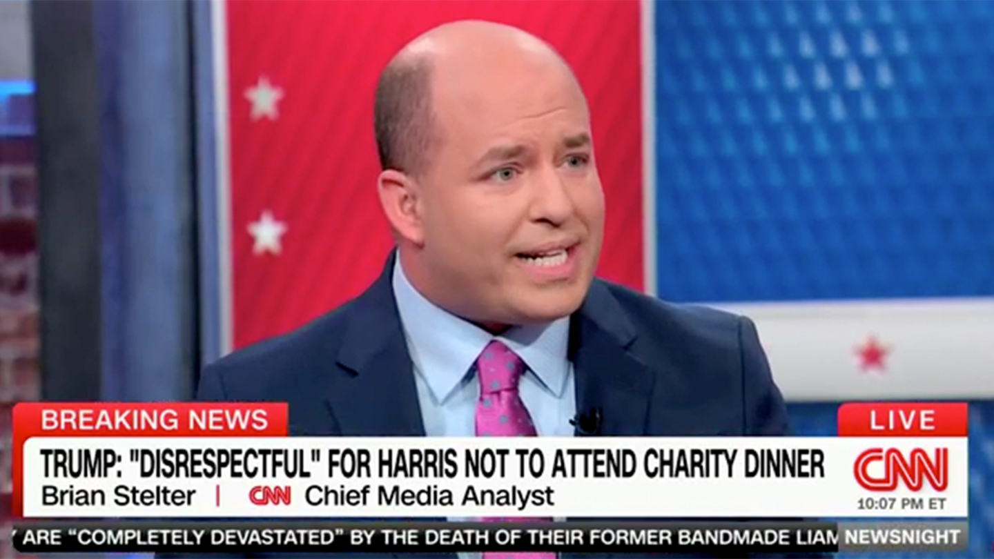 CNN's Brian Stelter Praises Trump's Humor at Al Smith Dinner