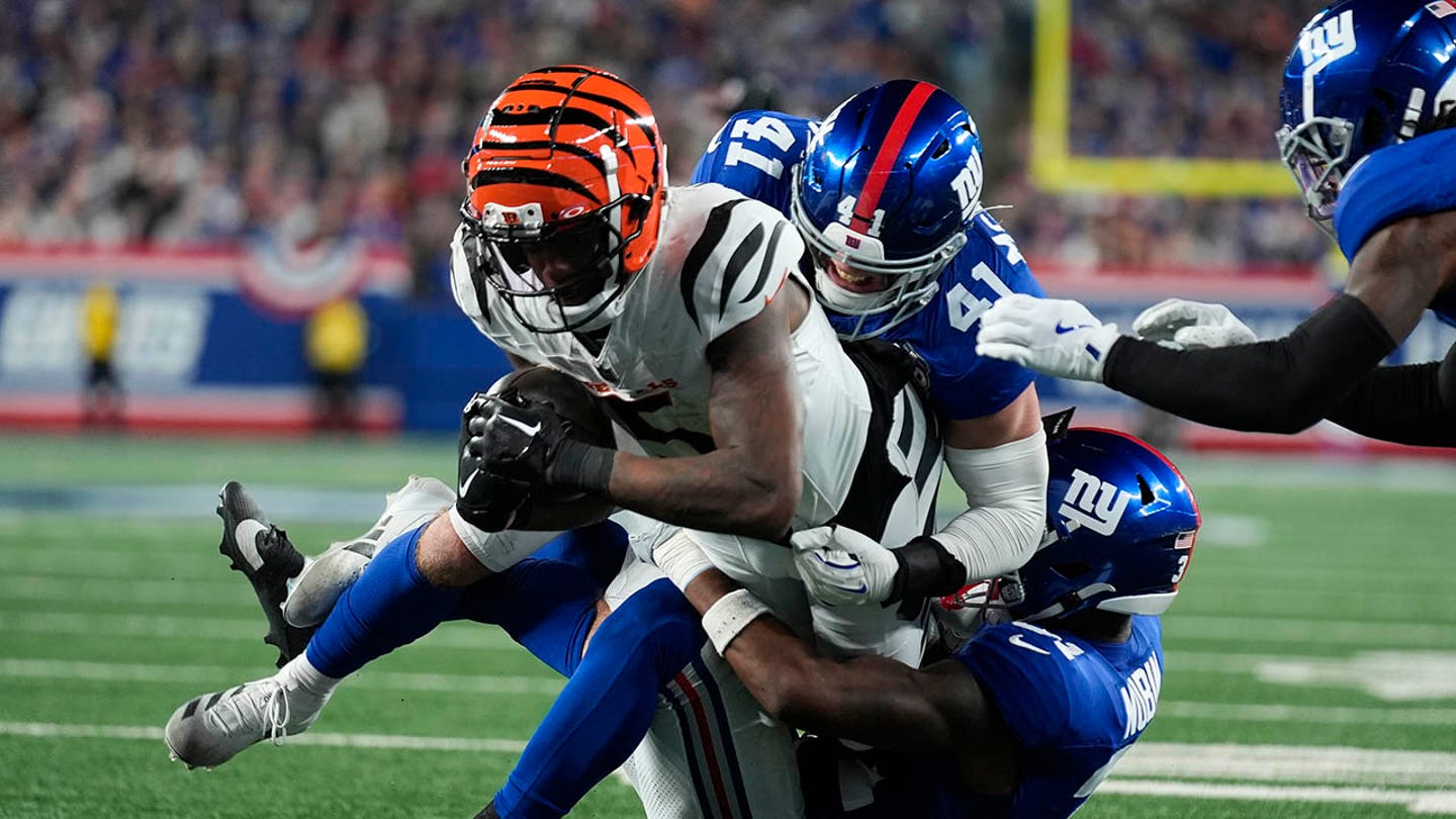 Bengals Beat Giants 17-7: Burrow's Touchdown Run Stuns New York