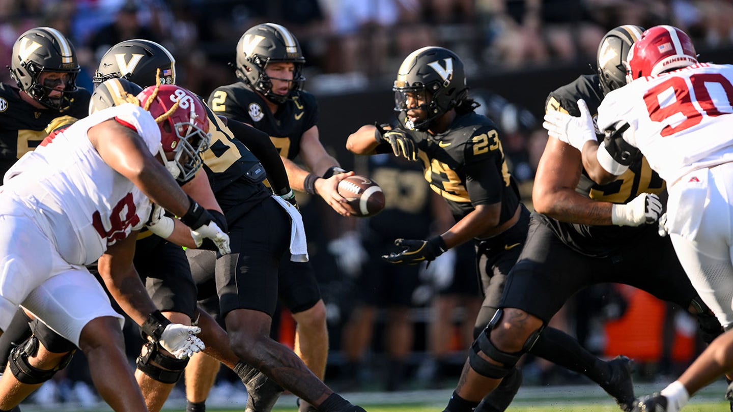 Vanderbilt's Triumphant Upset: Commodores Topple No. 1 Alabama, Making History