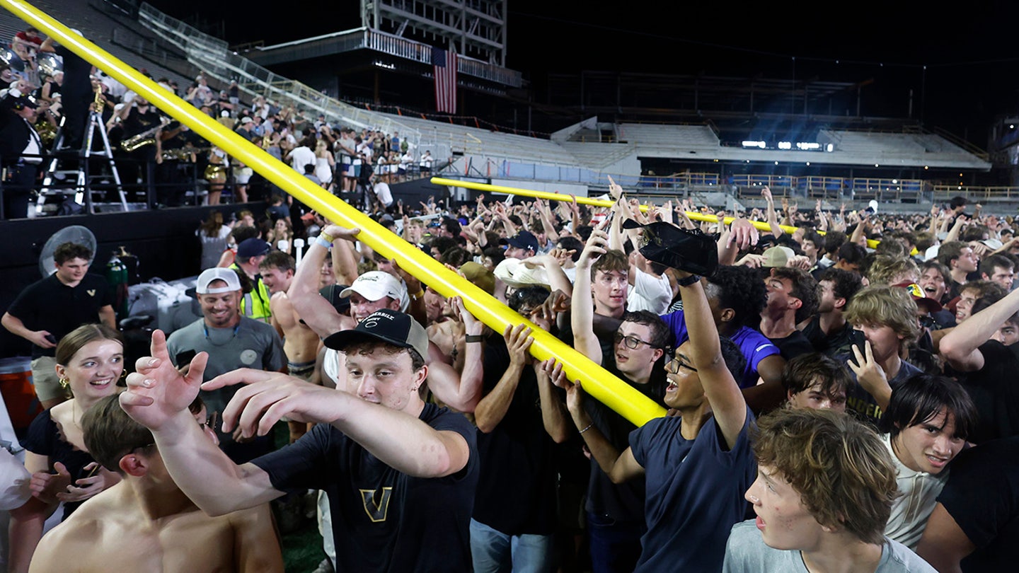 Vanderbilt Goalpost Becomes Unexpected Star of Alabama Upset