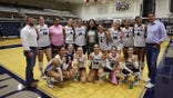 Nevada Wolf Pack womens volleyball players with Sam Brown and Tulsi Gabbard.