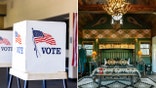 Polling booth and Urban Cowboy Lodge