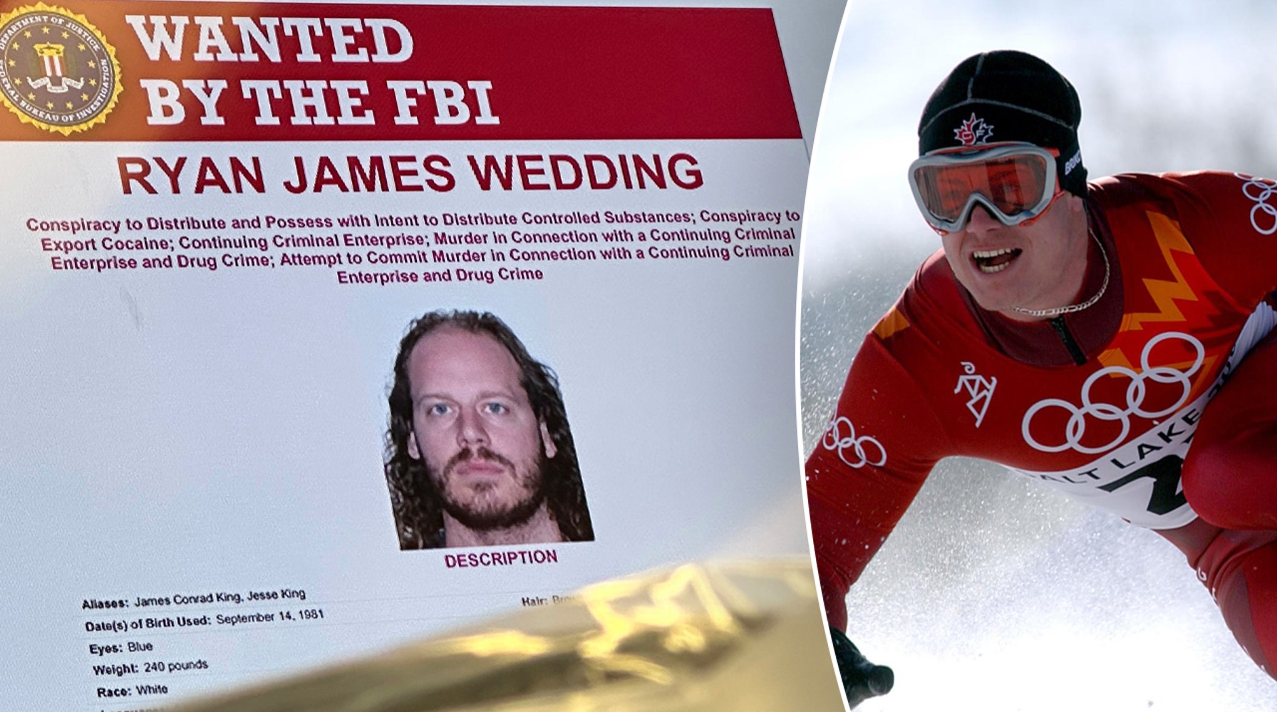 Olympian Ryan Wedding Charged with Running Cocaine Ring Tied to Murders