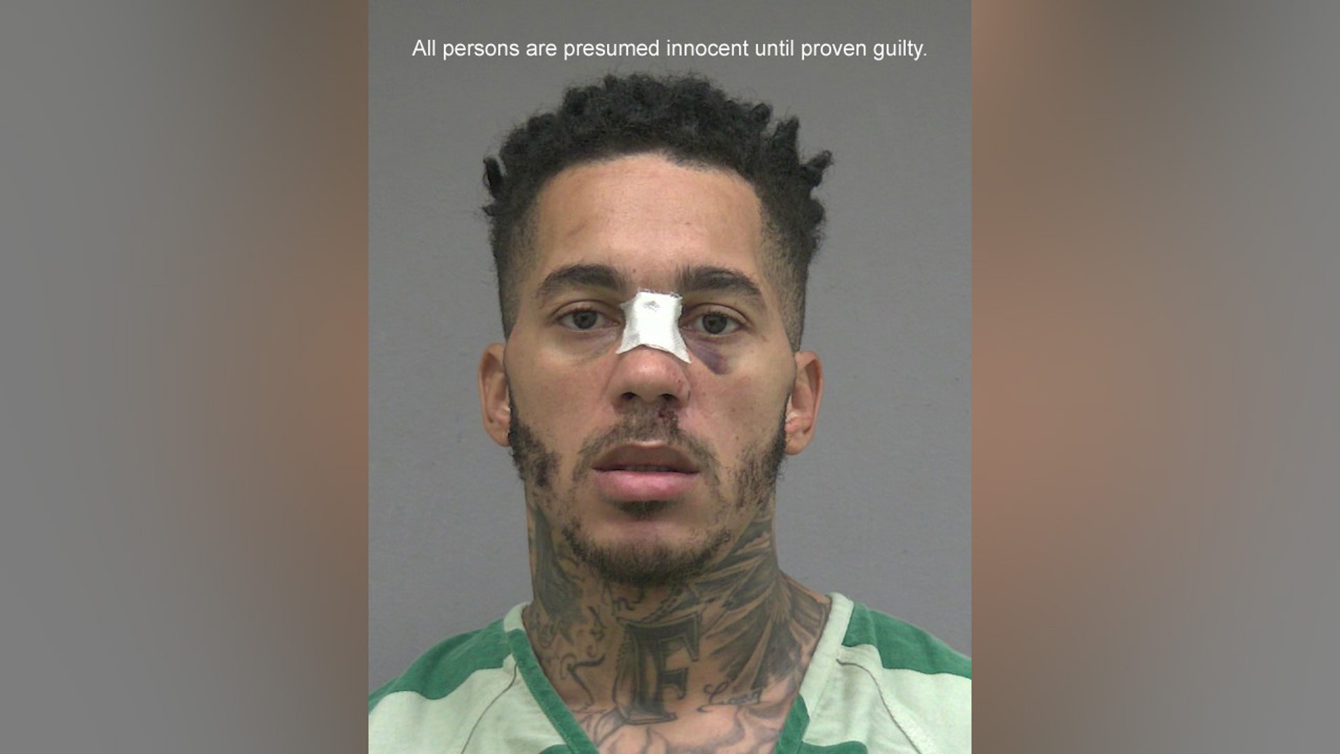 A mugshot of Darren Brown