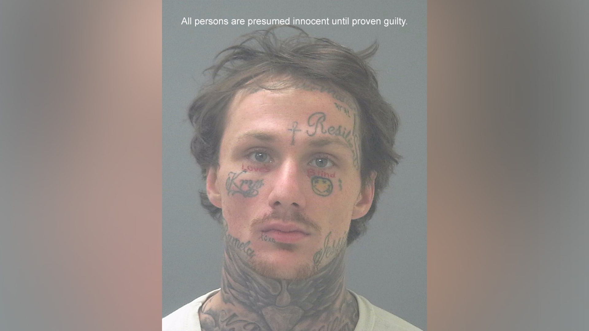 A mugshot of Kurtis Canning