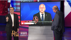 Body language expert tells Dr. Phil he saw 'panic' on Walz's face during key debate moment