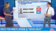NBC polling analyst says Kamala Harris' 5-point advantage in previous poll is 'gone'