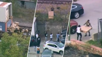 Mob of up to 30 looters, some armed, ransack freight train in crime-ridden blue city - Fox News